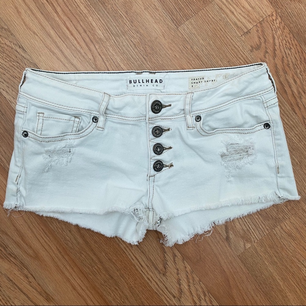 Bullhead Denim Co. Frayed Short Short